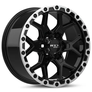 RTX Wheels – Storm – Black – 20″x9″ 20mm – Summer Wheels – 178622